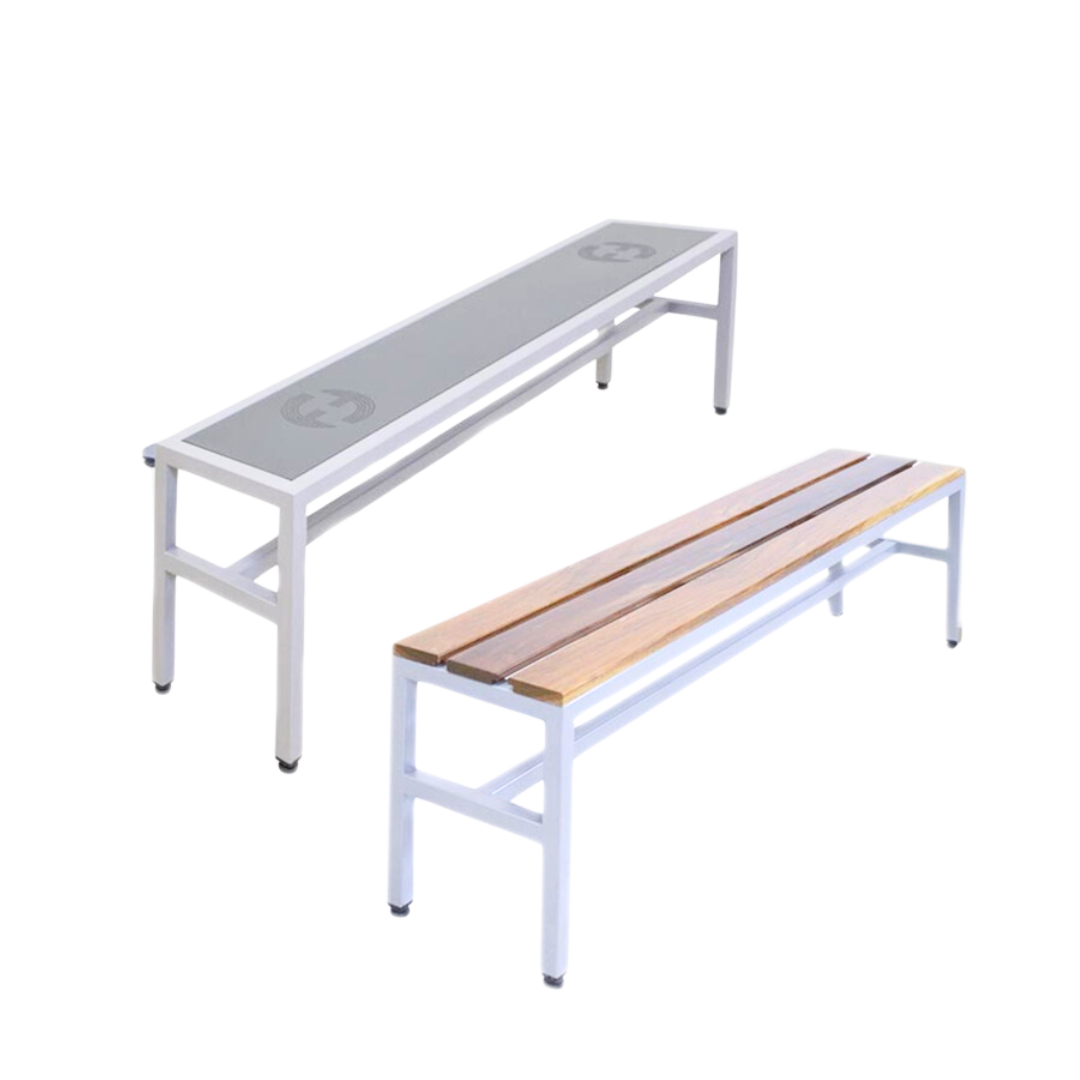 Linha de Bancos em Aço